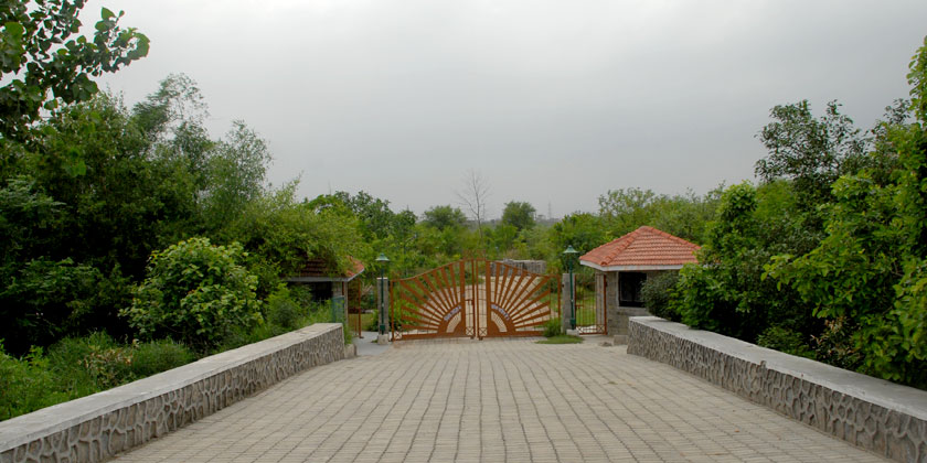 Yamuna Biodiversity Park's Arial Gate